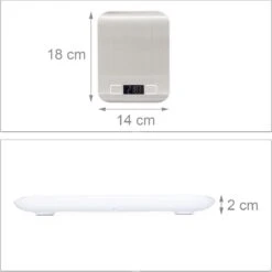 Nonna Keukenweegschaal Digitaal - RVS Weegschaal Keuken - Max. 5 Kilogram 8 Nonna Keukenweegschaal Digitaal - RVS Weegschaal Keuken - Max. 5 Kilogram -Drinkwater Apparaat Winkel 1200x1198 22