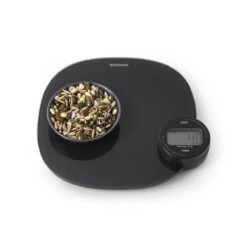 Brabantia Tasty+ Keukenweegschaal Digitaal - Geen Batterij Nodig - Dark Grey -Drinkwater Apparaat Winkel 1200x1200 1000