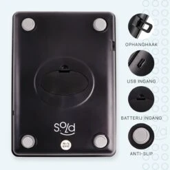 Keukenweegschaal - Digitaal - Weegschaal Keuken - Oplaadbaar - Incl. USB-kabel En Batterijen - Tarra Functie - Tot 10 Kg - Zwart -Drinkwater Apparaat Winkel 1200x1200 1013