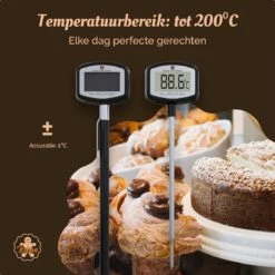 Suikerthermometer Digitaal – Kookthermometer – Vleesthermometer – Kerntemperatuurmeter – Draadloos – Thermometer Ook Geschikt Voor Vlees, BBQ, Oven -Drinkwater Apparaat Winkel 1200x1200 1076