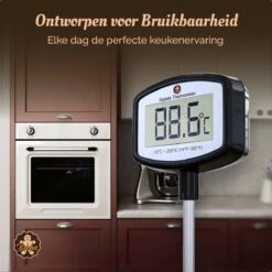 Suikerthermometer Digitaal – Kookthermometer – Vleesthermometer – Kerntemperatuurmeter – Draadloos – Thermometer Ook Geschikt Voor Vlees, BBQ, Oven -Drinkwater Apparaat Winkel 1200x1200 1081