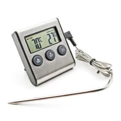 Digitale Voedselthermometer & Timer - Kookthermometer / Vleesthermometer / Oven Thermometer / Kernthermometer / BBQ Thermometer 6 Digitale Voedselthermometer & Timer - Kookthermometer / Vleesthermometer / Oven Thermometer / Kernthermometer / BBQ Thermometer -Drinkwater Apparaat Winkel 1200x1200 1108
