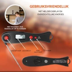 Mancor Vleesthermometer BBQ Thermometer Digitaal Keukenthermometer Accessoires Voedselthermometer - Inklapbaar 12 Mancor Vleesthermometer BBQ Thermometer Digitaal Keukenthermometer Accessoires Voedselthermometer - Inklapbaar -Drinkwater Apparaat Winkel 1200x1200 1114