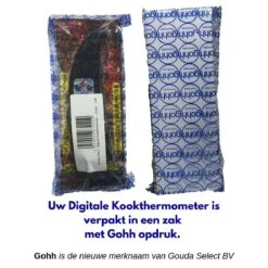 Gohh Digitale Vleesthermometer - Kookthermometer - Suikerthermometer - Inklapbare Sonde - BBQ Thermometer - LCD Scherm - Meter Tot 300 °C - Zwart -Drinkwater Apparaat Winkel 1200x1200 1120