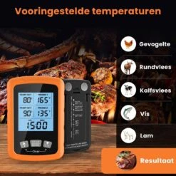 Vleesthermometer Dubbele Sonde - BBQ Thermometer Oranje Met Timer - Kernthermometer - Suikerthermometer - Kookthermometer 10 Vleesthermometer Dubbele Sonde - BBQ Thermometer Oranje Met Timer - Kernthermometer - Suikerthermometer - Kookthermometer -Drinkwater Apparaat Winkel 1200x1200 1144