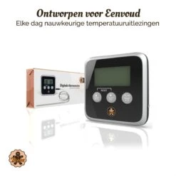 Digitale Thermometer – Oventhermometer – Suikerthermometer Digitaal – Kernthermometer – Keukenthermometer – Voedselthermometer – Thermometer Ook Geschikt Als Voor Vlees, BBQ, Oven -Drinkwater Apparaat Winkel 1200x1200 1163