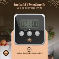 Digitale Thermometer – Oventhermometer – Suikerthermometer Digitaal – Kernthermometer – Keukenthermometer – Voedselthermometer – Thermometer Ook Geschikt Als Voor Vlees, BBQ, Oven -Drinkwater Apparaat Winkel 1200x1200 1166