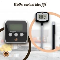 Digitale Thermometer – Oventhermometer – Suikerthermometer Digitaal – Kernthermometer – Keukenthermometer – Voedselthermometer – Thermometer Ook Geschikt Als Voor Vlees, BBQ, Oven -Drinkwater Apparaat Winkel 1200x1200 1171