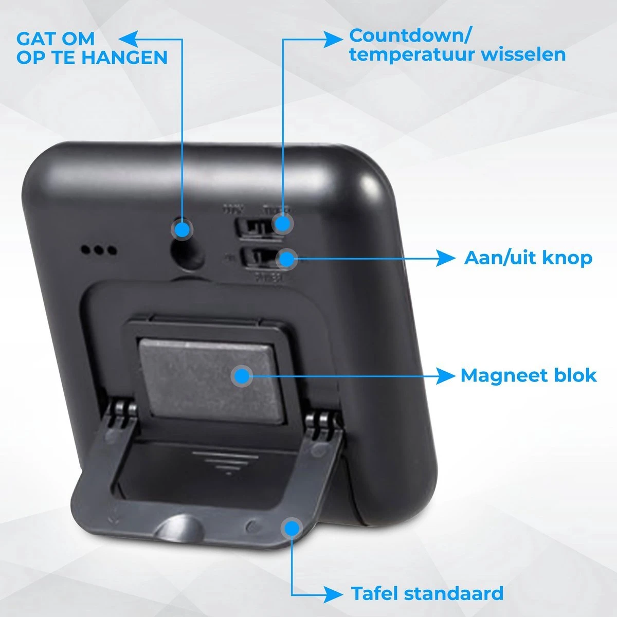 Auctic® DT-1000 - Vleesthermometer – BBQ Accesoires – Oventhermometer – BBQ Thermometer – Kernthermometer 5 Auctic® DT-1000 - Vleesthermometer – BBQ Accesoires – Oventhermometer – BBQ Thermometer – Kernthermometer - Afbeelding 5