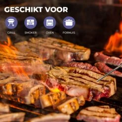 Seidon® Digitale Vleesthermometer Set – BBQ- En Oventhermometer – 0°C Tot 300°C – Kernthermometer Met 1 Sonde – Suikerthermometer - Kookthermometer 10 Seidon® Digitale Vleesthermometer Set – BBQ- En Oventhermometer – 0°C Tot 300°C – Kernthermometer Met 1 Sonde – Suikerthermometer - Kookthermometer -Drinkwater Apparaat Winkel 1200x1200 1182