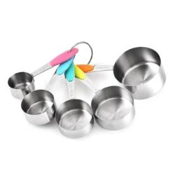 10-Delige Maatbeker & Maatlepel Set - Meetlepels Maatcups - Measuring Cups Spoons - Maatschepjes & Bekers - Grammen & ML Afwegen - Kleuren -Drinkwater Apparaat Winkel 1200x1200 1233