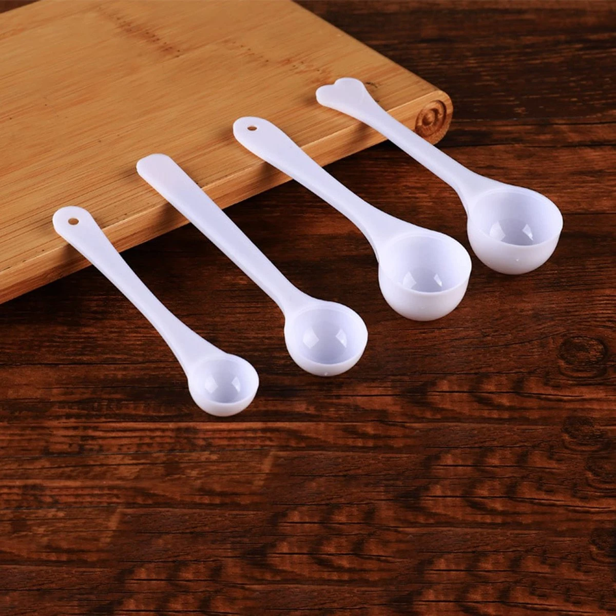 Cupplement | Maatlepels | 4-Delig | Gratis Verzending | Witte Maatschepjes Set 3 Cupplement | Maatlepels | 4-Delig | Gratis Verzending | Witte Maatschepjes Set - Afbeelding 3