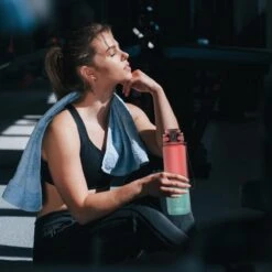 Lekro Waterfles Met Tijdmarkeringen - Motiverende Drinkfles Met Fruitfilter En Shake Bal/Shaker - 1 Liter - BPA Vrij - Roze/Blauw -Drinkwater Apparaat Winkel 1200x1200 1362