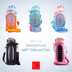 By Bresi - Waterfles 2 Liter - Groen/Paars - Gratis Armband - Waterfles Met Rietje - Grote Waterfles - Sportbidon - Twee Liter Waterfles - Sportfles - Sportfles Fitness - Bottle 2 Liter- Drinkfles - Schenkfles - Drinkbus - Armband - Waterflessen -Drinkwater Apparaat Winkel 1200x1200 1391