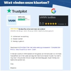 Waterfles 1 Liter Multifunctioneel Met Rietje - Drinkfles Volwassenen – Met 3 Doppen – RVS – 24uur Koud/12 Uur Warm - Zwart -Drinkwater Apparaat Winkel 1200x1200 1398