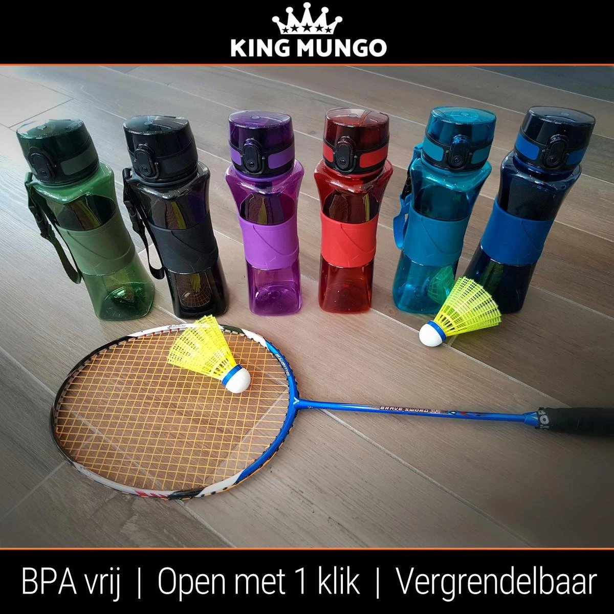 Drinkfles Herbruikbare Waterfles | 500 Ml Donker Blauw | Vaatwasserbestendig Drinkbus Bidon | King Mungo KMDF004 9 Drinkfles Herbruikbare Waterfles | 500 Ml Donker Blauw | Vaatwasserbestendig Drinkbus Bidon | King Mungo KMDF004 - Afbeelding 9