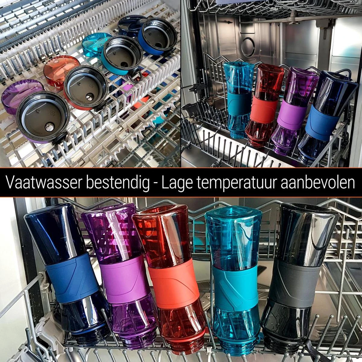 Drinkfles Herbruikbare Waterfles | 500 Ml Donker Blauw | Vaatwasserbestendig Drinkbus Bidon | King Mungo KMDF004 10 Drinkfles Herbruikbare Waterfles | 500 Ml Donker Blauw | Vaatwasserbestendig Drinkbus Bidon | King Mungo KMDF004 - Afbeelding 10