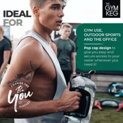 THE GYM KEG 2.2L Gym Waterfles Met Tas En Handvat Herbruikbare Sport Waterfles Fitness Workout Yoga Ecologische BPA-vrij -Drinkwater Apparaat Winkel 1200x1200 1478