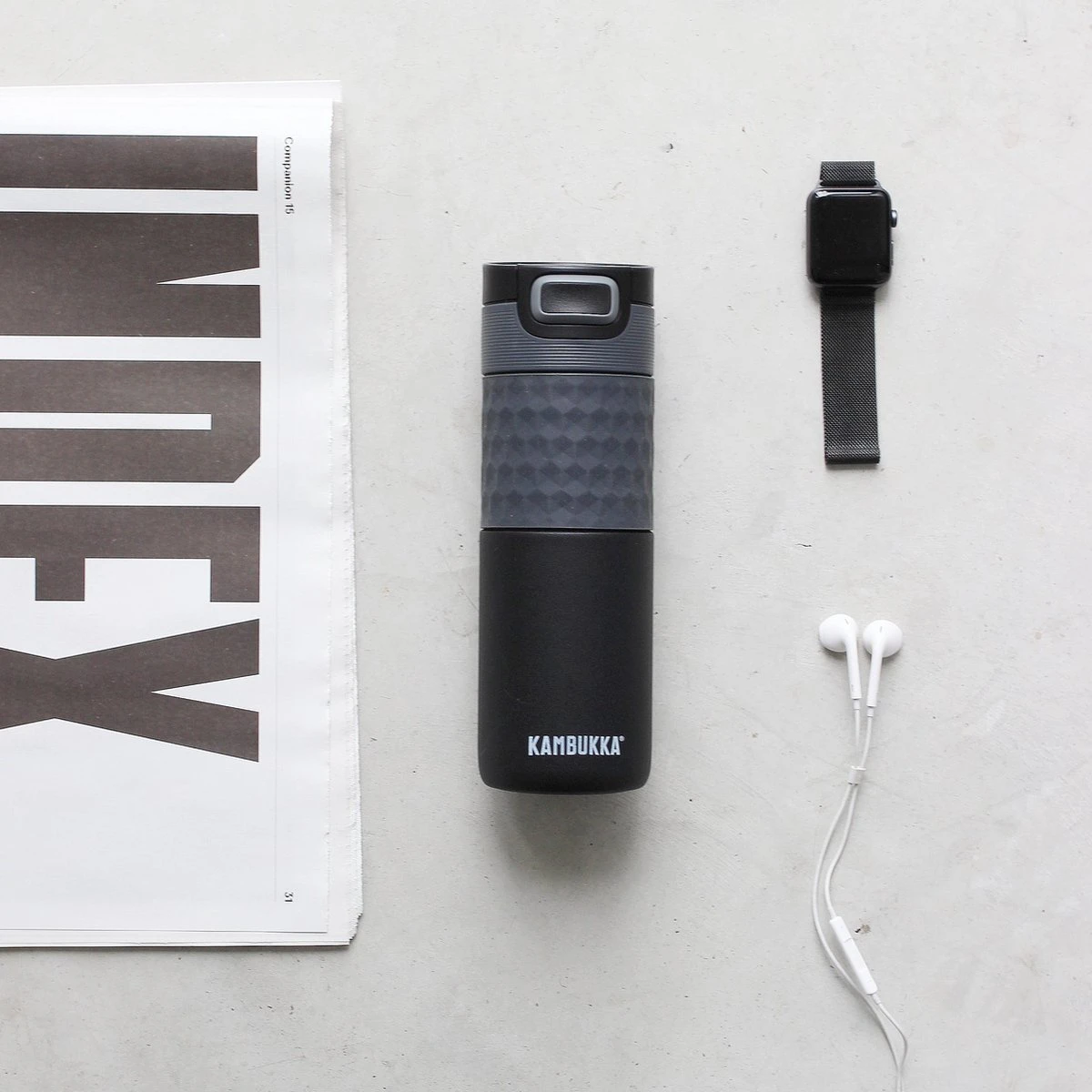 Kambukka Etna Grip Thermosbeker 500 Ml - Makkelijk Reinigen - Lekvrije Koffiebeker - Zwart 9 Kambukka Etna Grip Thermosbeker 500 Ml - Makkelijk Reinigen - Lekvrije Koffiebeker - Zwart - Afbeelding 9