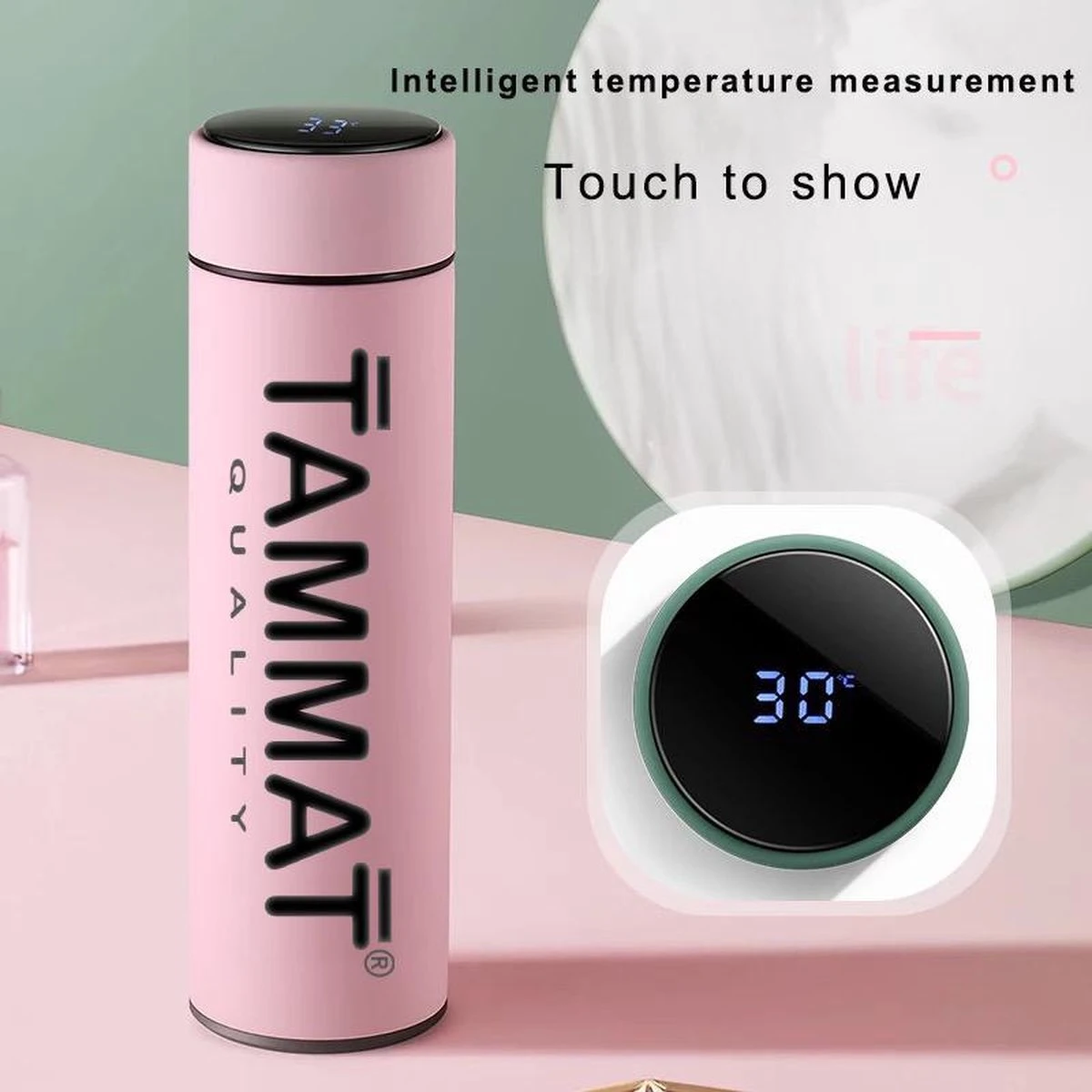 Slimme Thermosfles Met LCD Temperatuur Display - Curver Isolatiefles 0,5 Liter - Dubbelwandige Thermosfles - Thermosbeker - Isoleerfles - Thermoskan - Travel Mug - Bidon Drinkfles - Koffiebeker - Drinkflessen - RVS - Smart Thermos - Metaal 13 Slimme Thermosfles Met LCD Temperatuur Display - Curver Isolatiefles 0,5 Liter - Dubbelwandige Thermosfles - Thermosbeker - Isoleerfles - Thermoskan - Travel Mug - Bidon Drinkfles - Koffiebeker - Drinkflessen - RVS - Smart Thermos - Metaal - Afbeelding 13