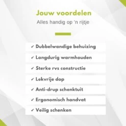 Hendi Thermoskan 1,5 Liter - Isoleerkan Met Drukknop - Zwart - Ø14,5x(H)23cm -Drinkwater Apparaat Winkel 1200x1200 309