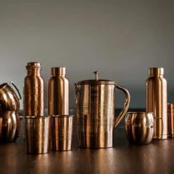 Puur Koperen Kan Bloempatroon - 1,5 Liter -Drinkwater Apparaat Winkel 1200x1200 434