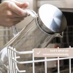 MÊZON® Schenkkan - Glazen Waterkan - Waterkaraf Voor Fruitwater - Multifunctionele Decanteer Karaf - Kan Met Deksel - 1.5L Capaciteit -Drinkwater Apparaat Winkel 1200x1200 443