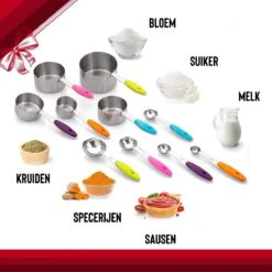 Rednas XXL Maatlepel/Maatbeker-set - 16-delig - Measuring Cups Spoons - Maatschep Set -Drinkwater Apparaat Winkel 1200x1200 454