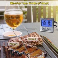 ThermoPro Dubbele Vleesthermometer Digitaal - BBQ Thermometer - Incl. Batterij -Drinkwater Apparaat Winkel 1200x1200 537
