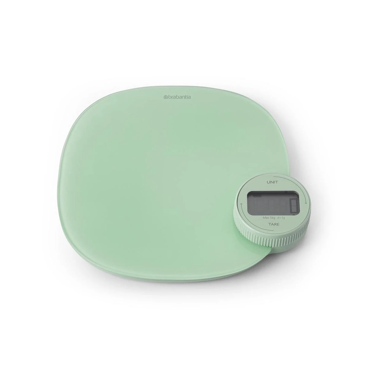 Brabantia Tasty+ Keukenweegschaal Digitaal - Geen Batterij Nodig - Jade Green 1 Brabantia Tasty+ Keukenweegschaal Digitaal - Geen Batterij Nodig - Jade Green