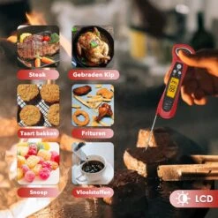 DOWO® - Digitale Thermometer – Oventhermometer – Suikerthermometer Digitaal – Kernthermometer – Keukenthermometer – Voedselthermometer – Thermometer Ook Geschikt Als Voor Vlees, BBQ, Oven 10 DOWO® - Digitale Thermometer – Oventhermometer – Suikerthermometer Digitaal – Kernthermometer – Keukenthermometer – Voedselthermometer – Thermometer Ook Geschikt Als Voor Vlees, BBQ, Oven -Drinkwater Apparaat Winkel 1200x1200 559