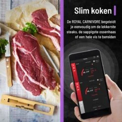ROYAL CARNIVORE® | Draadloze BBQ Thermometer | Barbecue Vleesthermometer | Kernthermometer | Bluetooth Met App 14 ROYAL CARNIVORE® | Draadloze BBQ Thermometer | Barbecue Vleesthermometer | Kernthermometer | Bluetooth Met App -Drinkwater Apparaat Winkel 1200x1200 603