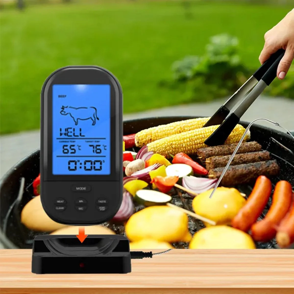 Vleesthermometer - Oventhermometer Ovenbestendig - Bbq Thermometer Koken - Kernthermometer - Thermapen - Meater Plus 2 Vleesthermometer - Oventhermometer Ovenbestendig - Bbq Thermometer Koken - Kernthermometer - Thermapen - Meater Plus - Afbeelding 2