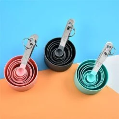 Merkloos SwissBex Maatbeker Set - Maatlepel - Wegen & Meten - 8 Delig - Kleur Grijs -Drinkwater Apparaat Winkel 1200x1200 649