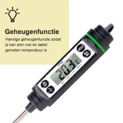 Lynnz® Digitale Suikerthermometer - Ook Voor Vlees In Bbq Of Oven - Kernthermometer - Vleesthermometer - Oven - Thermometer Koken - Bbq Accesoires - Draadloos -Drinkwater Apparaat Winkel 1200x1200 666