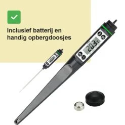 Lynnz® Digitale Suikerthermometer - Ook Voor Vlees In Bbq Of Oven - Kernthermometer - Vleesthermometer - Oven - Thermometer Koken - Bbq Accesoires - Draadloos -Drinkwater Apparaat Winkel 1200x1200 670