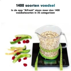 MaxedMore Digitale Precisie Keukenweegschaal - Weegschaal Keuken - Weegschaal - Digitaal - Met Gratis App - Nauwkeurig - Tot 5 Kg -Drinkwater Apparaat Winkel 1200x1200 677
