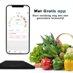 MaxedMore Digitale Precisie Keukenweegschaal - Weegschaal Keuken - Weegschaal - Digitaal - Met Gratis App - Nauwkeurig - Tot 5 Kg -Drinkwater Apparaat Winkel 1200x1200 683