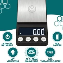 Ease Electronicz Digitale Mini Precisie Keukenweegschaal - 0,01 Tot 200 Gram - 14.2 X 7.5 Cm - Pocket Scale Op Batterij - Weegschaal Keuken 11 Ease Electronicz Digitale Mini Precisie Keukenweegschaal - 0,01 Tot 200 Gram - 14.2 X 7.5 Cm - Pocket Scale Op Batterij - Weegschaal Keuken -Drinkwater Apparaat Winkel 1200x1200 697