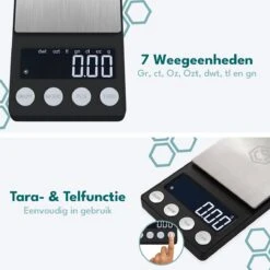 Ease Electronicz Digitale Mini Precisie Keukenweegschaal - 0,01 Tot 200 Gram - 14.2 X 7.5 Cm - Pocket Scale Op Batterij - Weegschaal Keuken 13 Ease Electronicz Digitale Mini Precisie Keukenweegschaal - 0,01 Tot 200 Gram - 14.2 X 7.5 Cm - Pocket Scale Op Batterij - Weegschaal Keuken -Drinkwater Apparaat Winkel 1200x1200 699