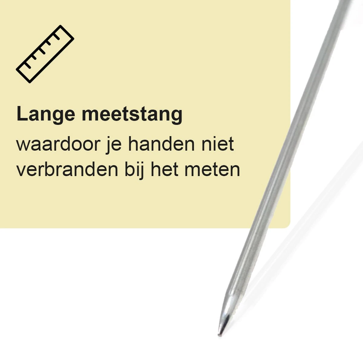 Lynnz® Digitale Thermometer Met Draad - Kernthermometer - Bbq Accesoires - Suikerthermometer - Vleesthermometer - Oventhermometer - Digitaal 5 Lynnz® Digitale Thermometer Met Draad - Kernthermometer - Bbq Accesoires - Suikerthermometer - Vleesthermometer - Oventhermometer - Digitaal - Afbeelding 5
