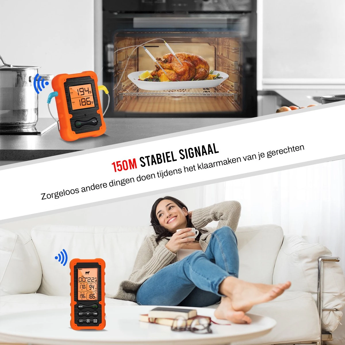 Mancor Vleesthermometer - Keukenthermometer 5 Mancor Vleesthermometer - Keukenthermometer - Afbeelding 5