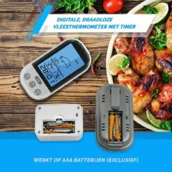 Mancor Digitale Vleesthermometer - Keukenthermometer -Drinkwater Apparaat Winkel 1200x1200 791