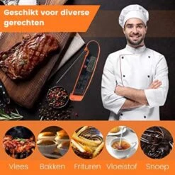 Digitale Vleesthermometer Waterdicht - BBQ Thermometer - Kernthermometer - Suikerthermometer – Kookthermometer Voor Vloeistof -Drinkwater Apparaat Winkel 1200x1200 797