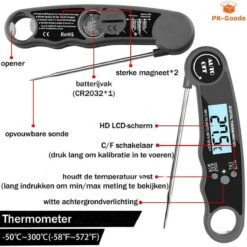 Merkloos PK Goods BBQ Thermometer- BBQ Accesoires -Draadloze Thermometer- Kernthermometer - Waterdicht- Vleesthermometer 16 Merkloos PK Goods BBQ Thermometer- BBQ Accesoires -Draadloze Thermometer- Kernthermometer - Waterdicht- Vleesthermometer -Drinkwater Apparaat Winkel 1200x1200 839