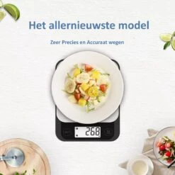 Keukenweegschaal Digitaal - Precisie Keuken Weegschaal - Tot 5 KG -Drinkwater Apparaat Winkel 1200x1200 852