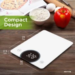 Witts Digitale Precisie Keuken Weegschaal – 1gr Tot 10 Kg – Tarra Functie – Elektrisch – Wit -Drinkwater Apparaat Winkel 1200x1200 877