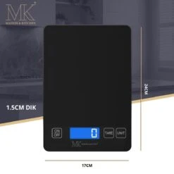 Maison & Kitchen Precisieweegschaal - Digitale Keukenweegschaal -Drinkwater Apparaat Winkel 1200x1200 943