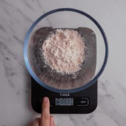 Timar Precisie Keukenweegschaal Digitaal - Keuken Weegschaal K1H - Tarra Functie - Lcd-Scherm - Antislip - 1 Gr Tot 5 Kg – Inclusief Batterijen - Zwart -Drinkwater Apparaat Winkel 1200x1200 992