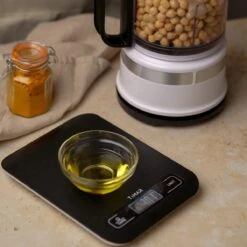 Timar Precisie Keukenweegschaal Digitaal - Keuken Weegschaal K1H - Tarra Functie - Lcd-Scherm - Antislip - 1 Gr Tot 5 Kg – Inclusief Batterijen - Zwart -Drinkwater Apparaat Winkel 1200x1200 994